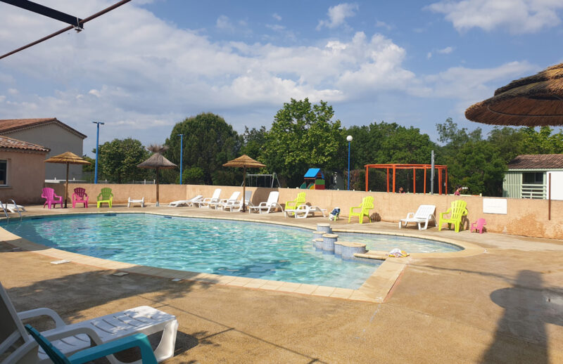 The campsite swimming pool